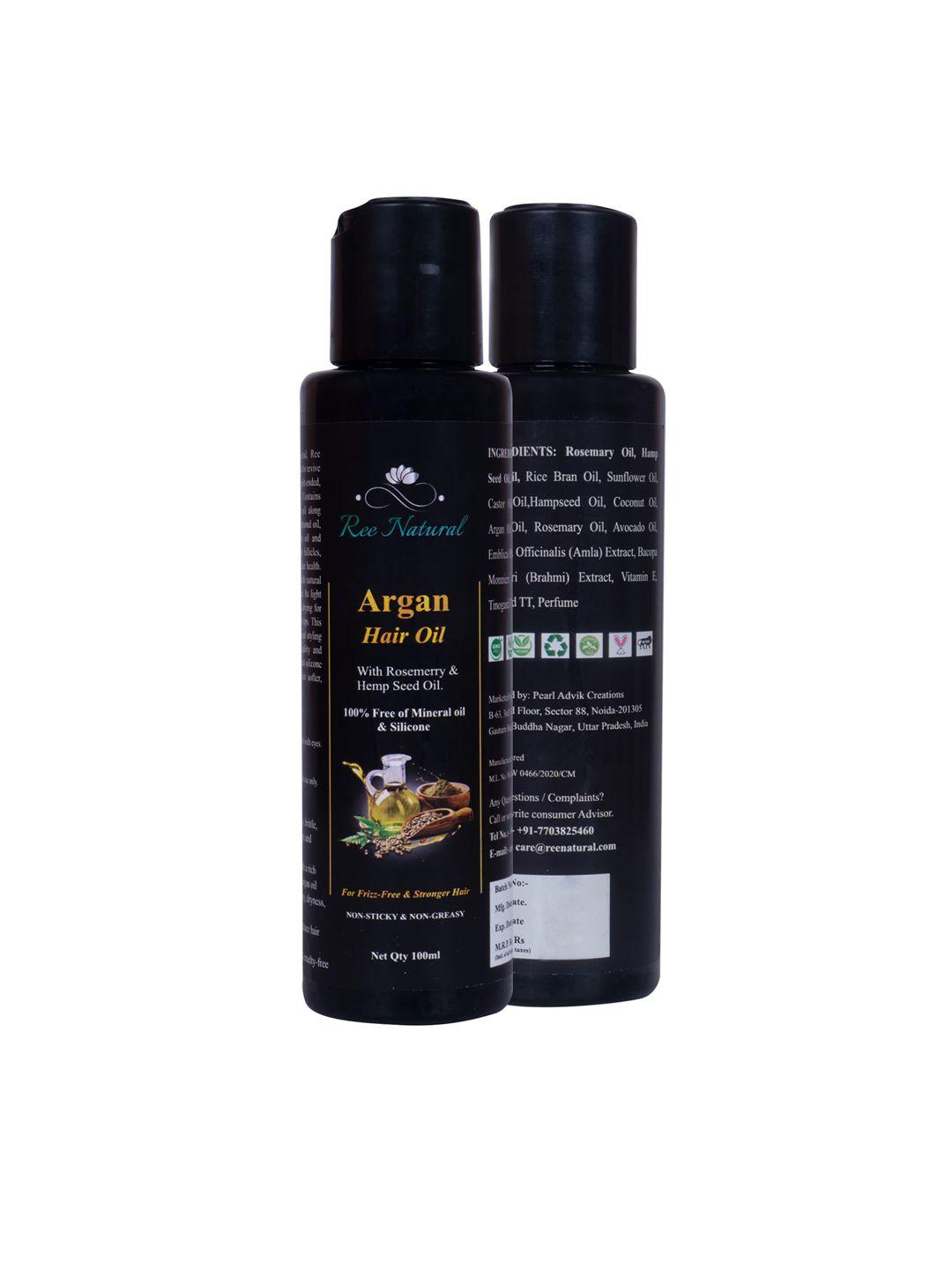 ree natural argan oil with rosemary hair oil 100ml