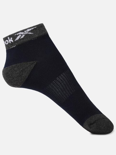 reebok black plain socks