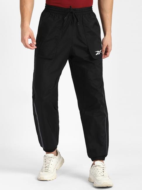 reebok black relaxed fit joggers