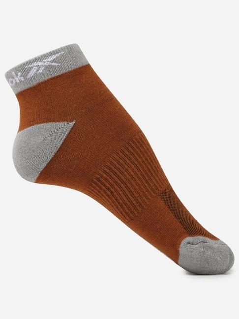 reebok brown low cut socks