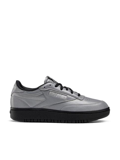 reebok classic women's club c double grey sneakers