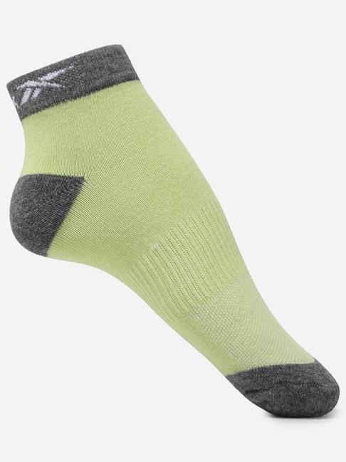 reebok green low cut socks