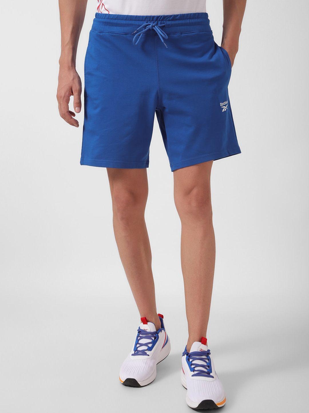 reebok men mid-rise sports shorts