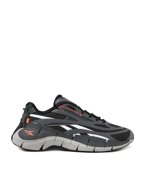 reebok men's zig kinetica 2.5 charcoal running shoes