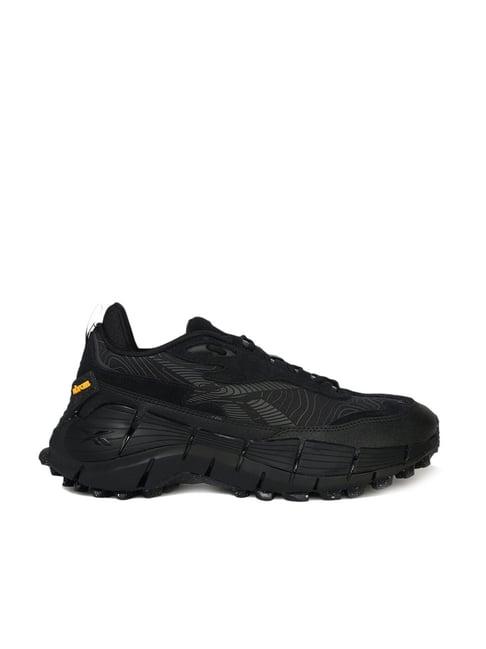 reebok men's zig kinetica 2.5 edge black running shoes