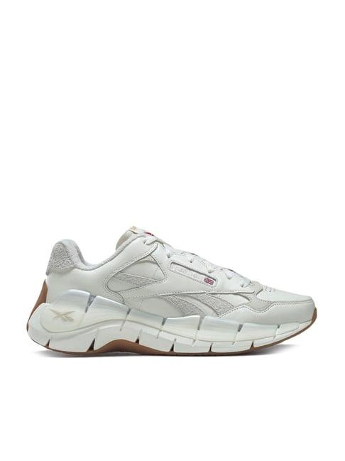 reebok men's zig kinetica 2.5 plus white running shoes