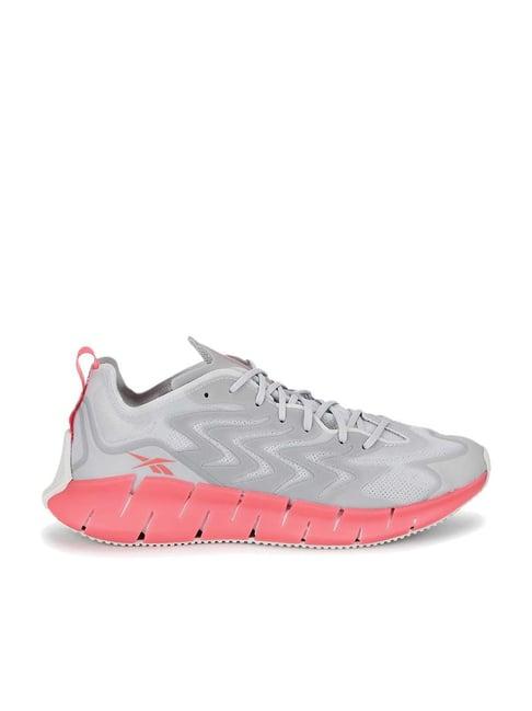 reebok men's zig kinetica 21 unisex grey running shoes