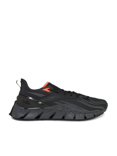 reebok men's zig kinetica 3 black running shoes