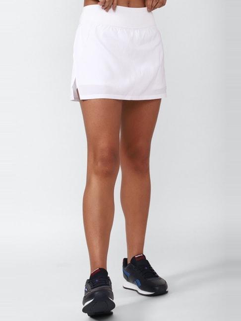 reebok white a-line skirt