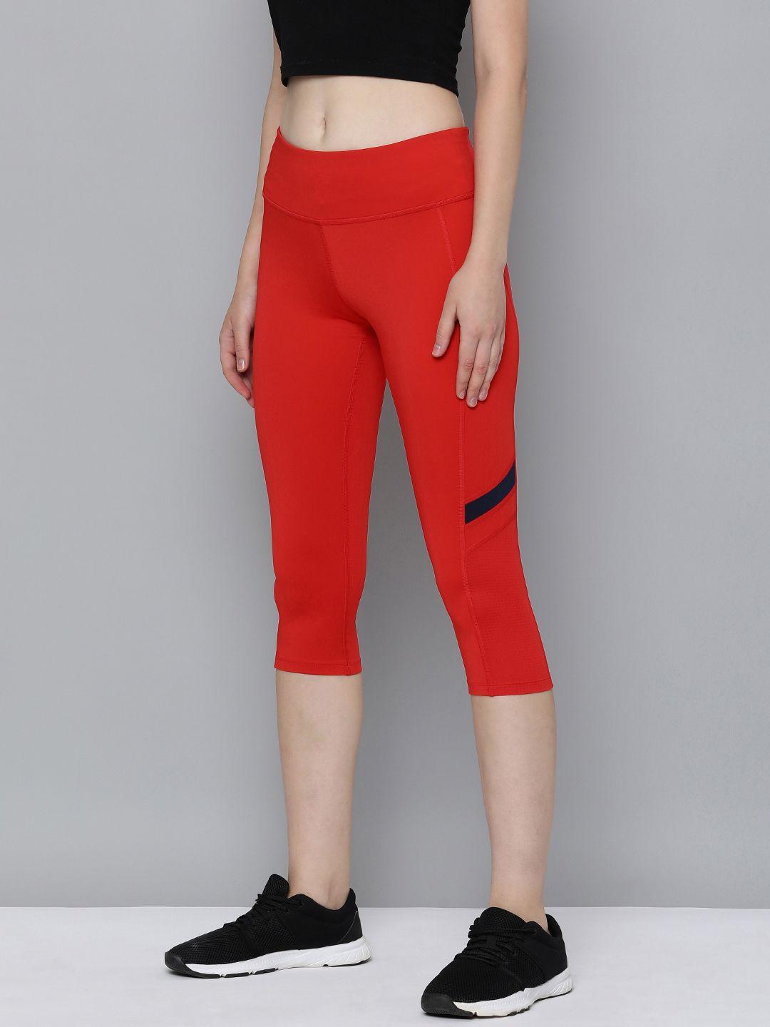 reebok women solid sports capris