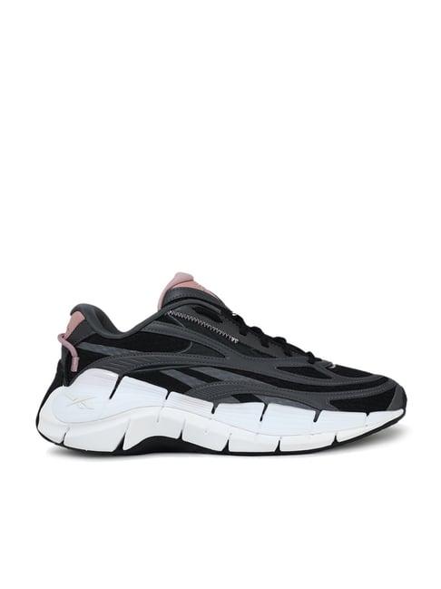 reebok women's zig kinetica 2.5 black running shoes