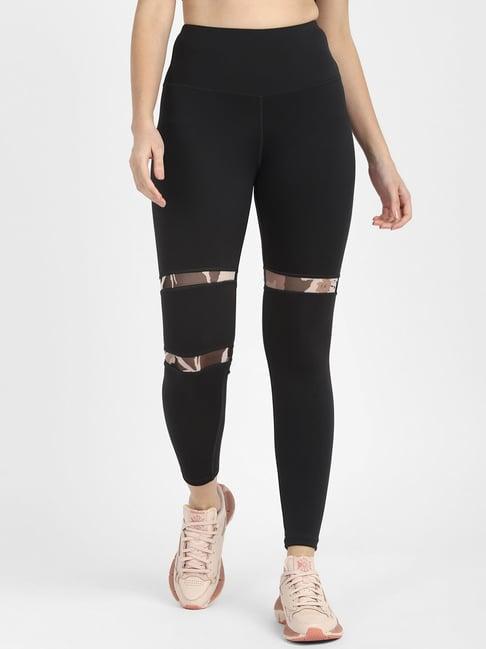 reebok black fitted myt tights