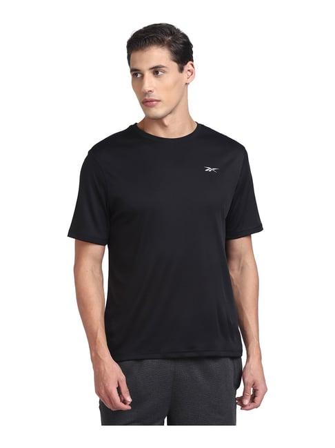 reebok black round neck t-shirt