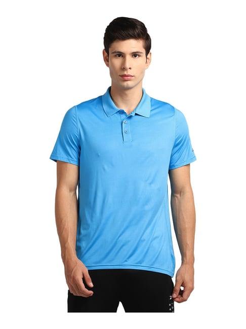 reebok blue polo t-shirt