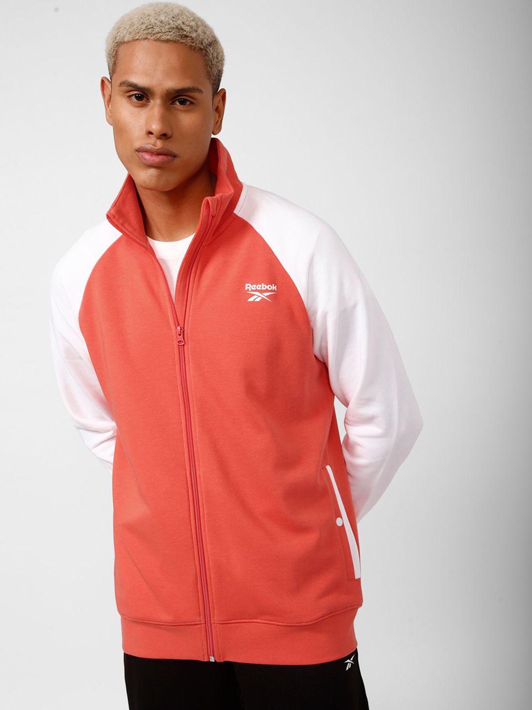 reebok colourblocked classics wce cotton sporty jacket