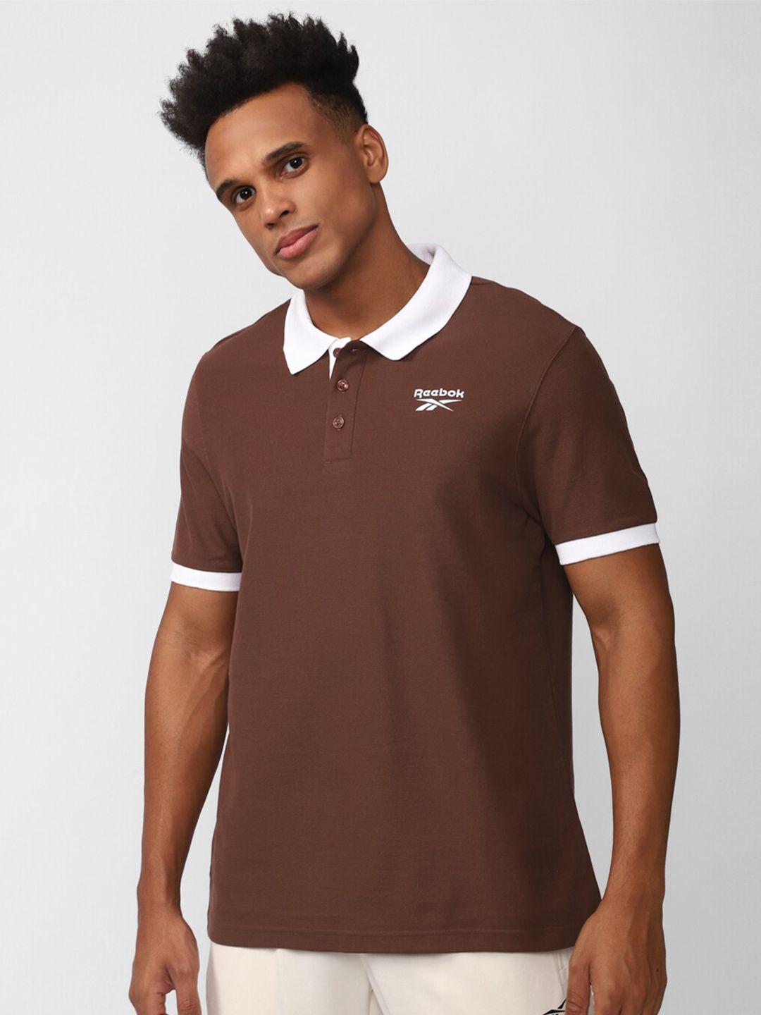 reebok fnd neo cot polo t shirt