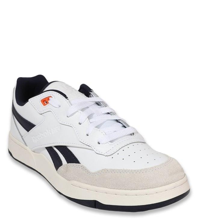 reebok men's bb 4000 ii white casual sneakers