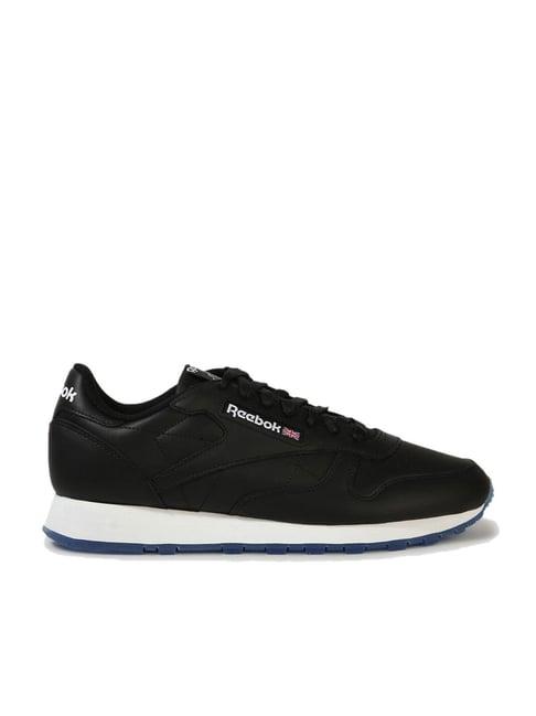 reebok men's classic black casual sneakers