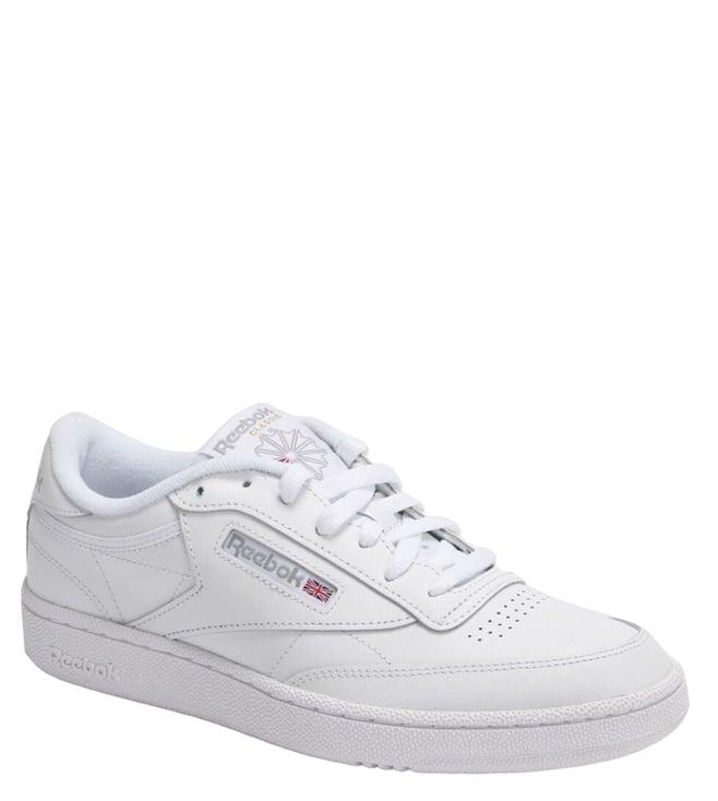 reebok men's club c 85 white sneakers