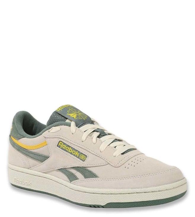 reebok men's club c revenge grey casual sneakers