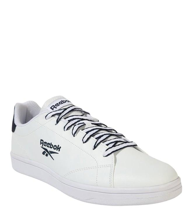 reebok men's complete white sneakers