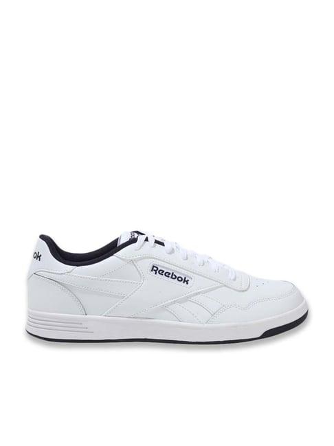 reebok men's court advance white casual sneakers