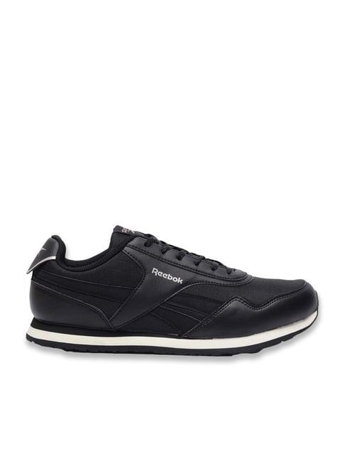 reebok men's fresh classics black casual sneakers