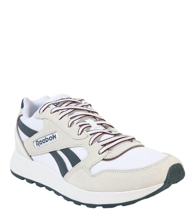 reebok men's gl 1000 white sneakers