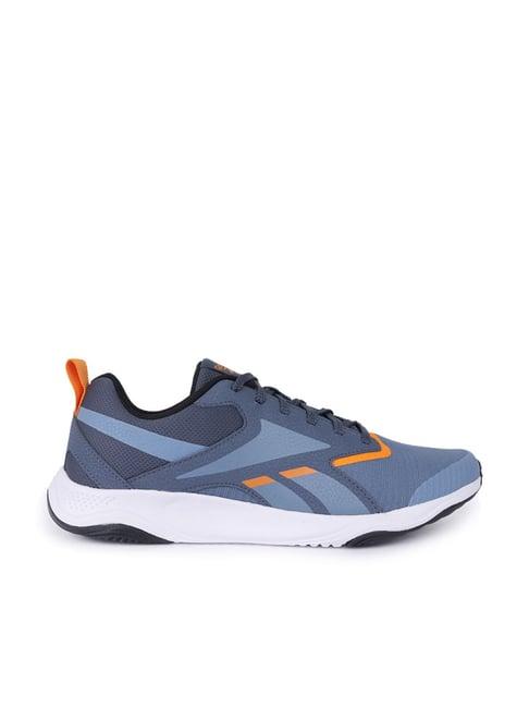 reebok men's impact steel blue running shoes