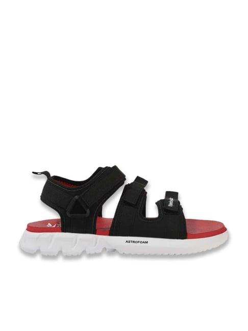 reebok men's rewind black floater sandals