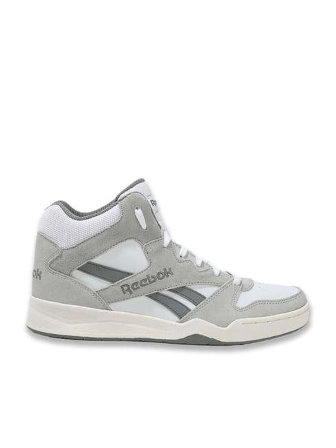 reebok men's royal bb4500 hi2 grey ankle high sneakers