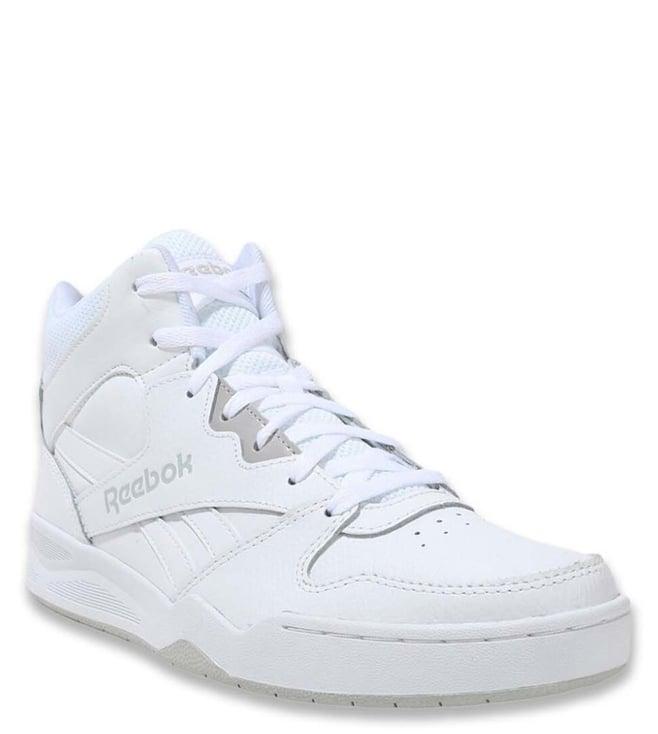 reebok men's royal bb4500 hi2 white ankle high sneakers