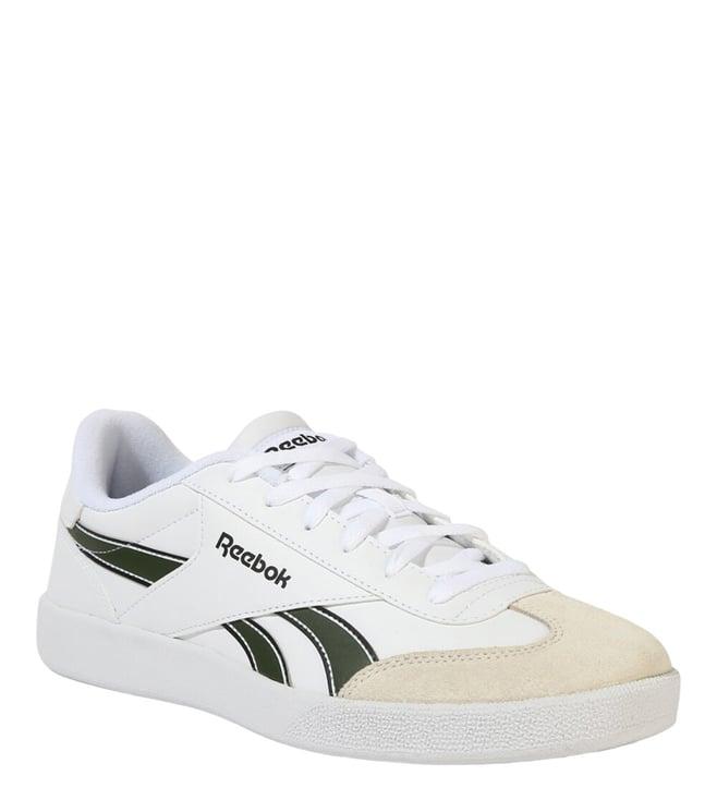 reebok men's smash edge s white sneakers