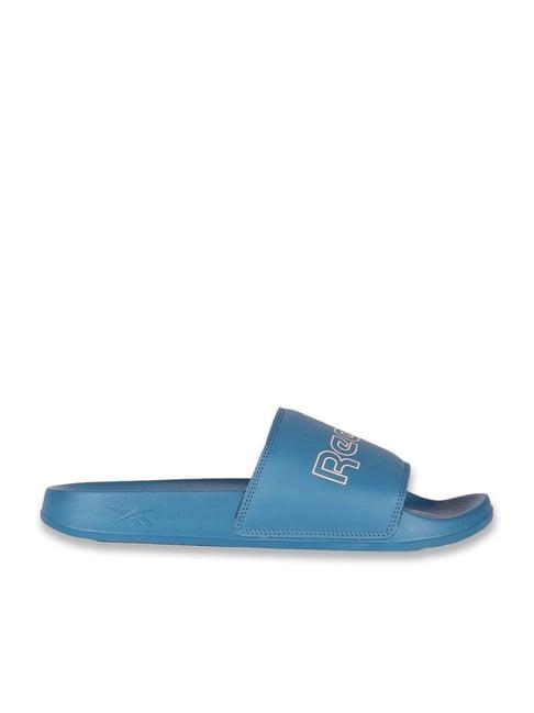 reebok men's super comfort 2 0 blue slides