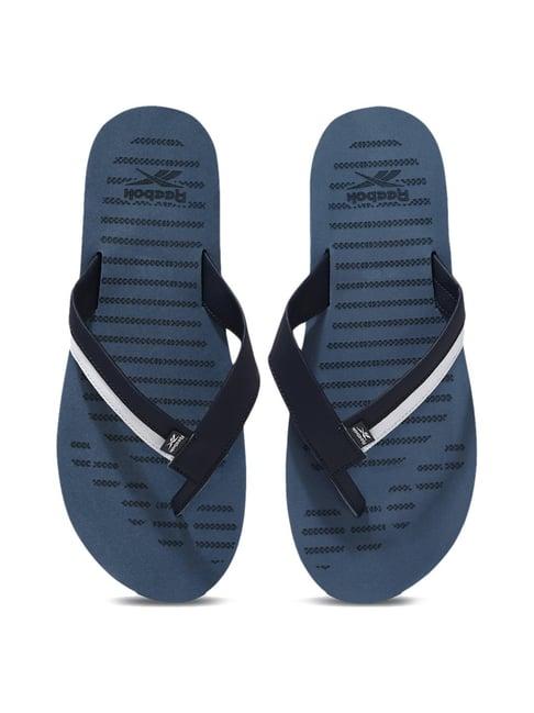 reebok men's swim laser blue flip flops