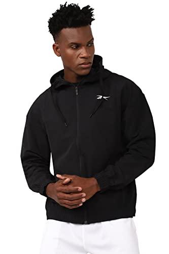 reebok men's ts tracksuit (gz0297_6, black/black, xl)