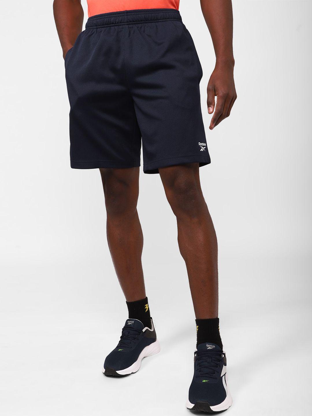 reebok men fnd poly knit shorts