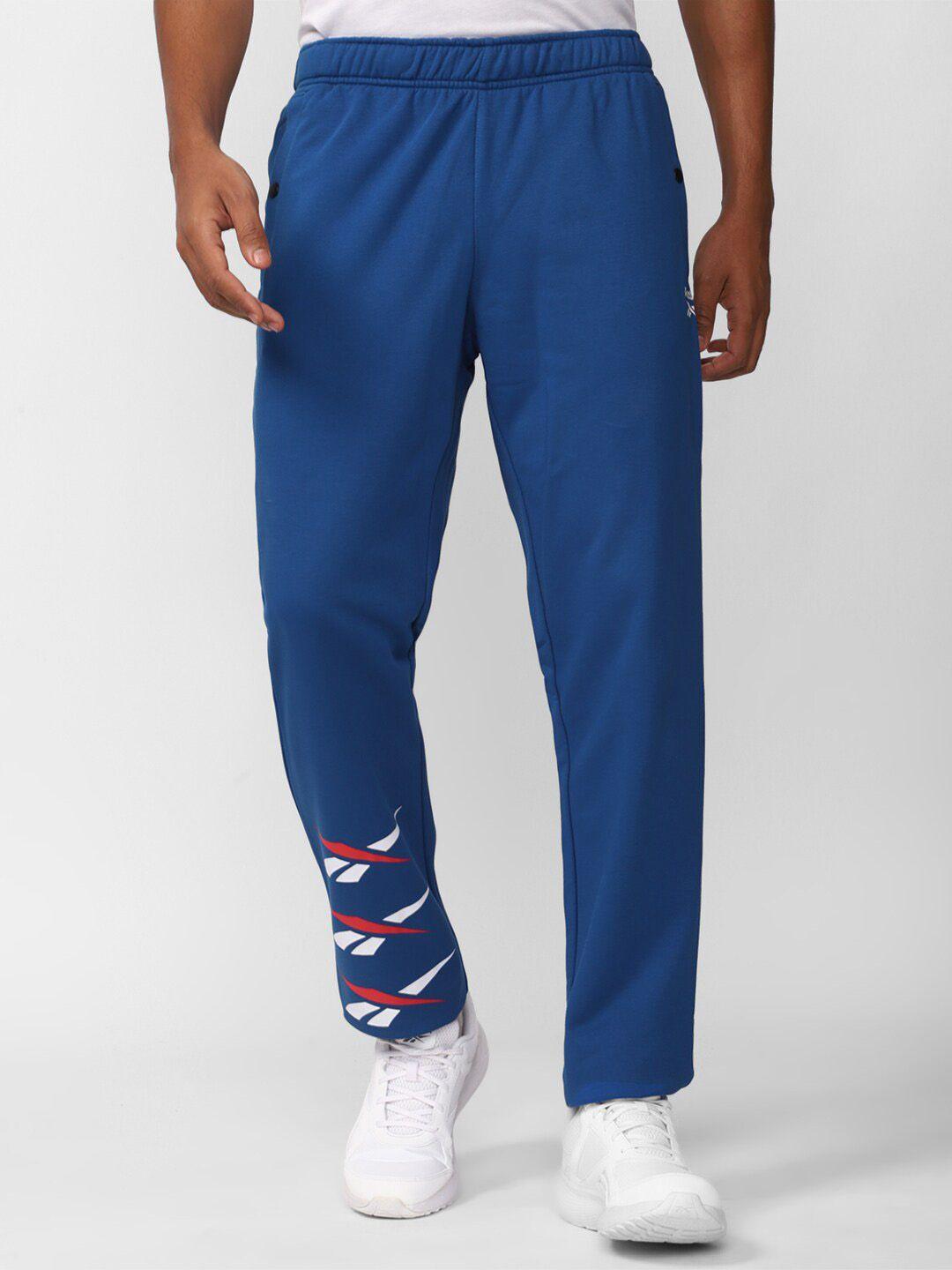 reebok men printed track pants