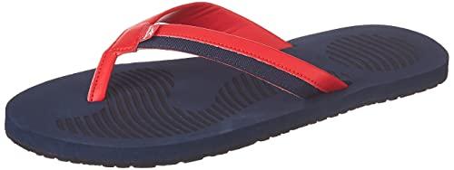 reebok men pu laser flip pro swim slides vector red-vector navy-white uk 8