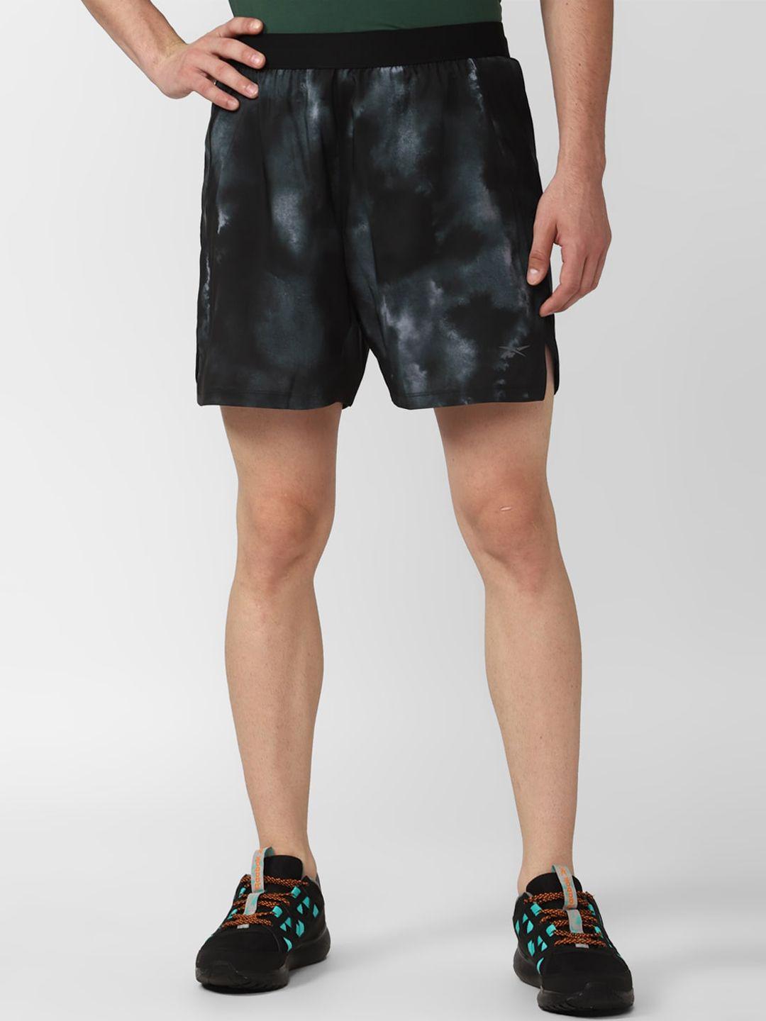 reebok men speed 3 0 aop printed sports shorts