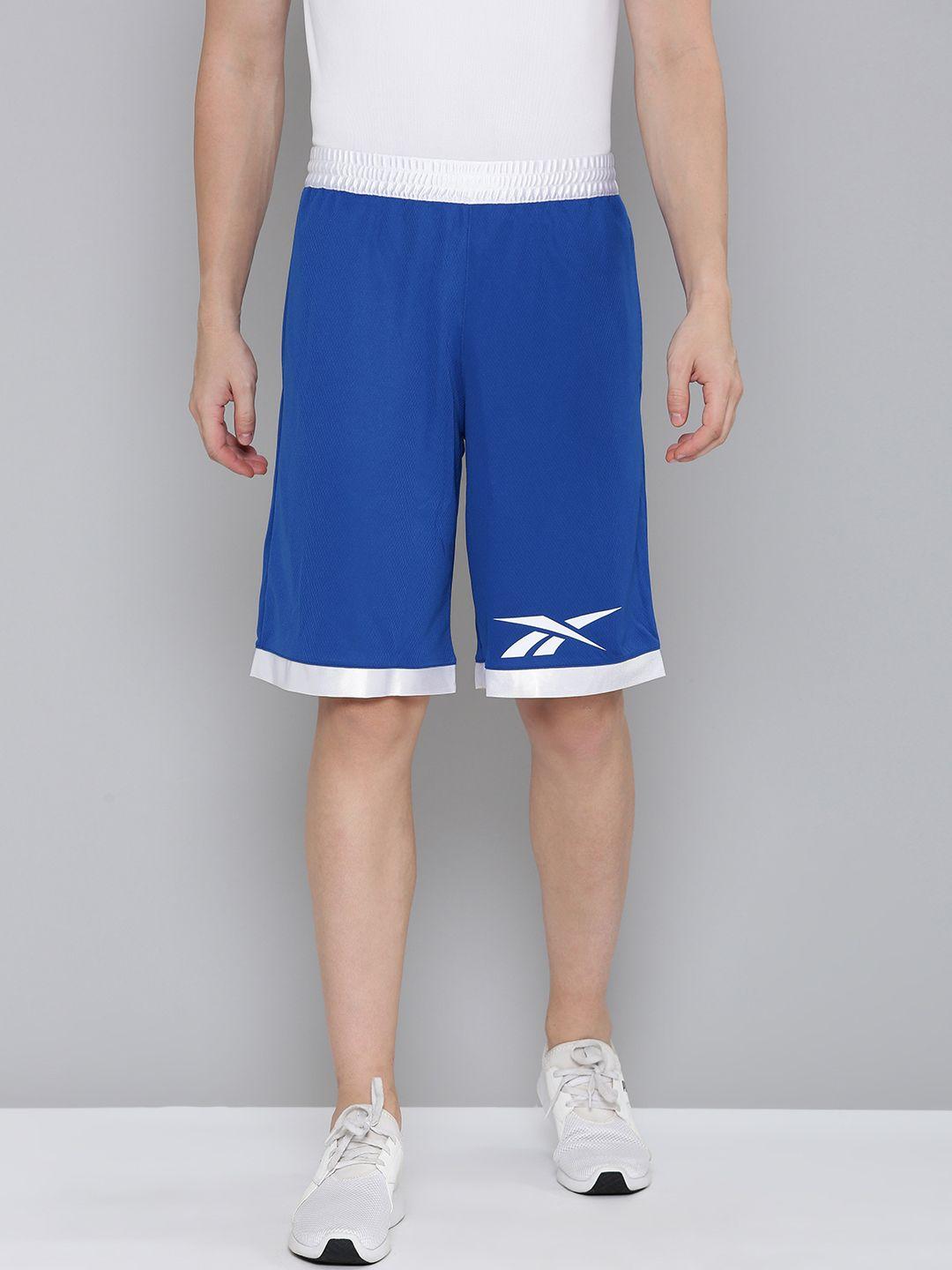 reebok men striped sports shorts