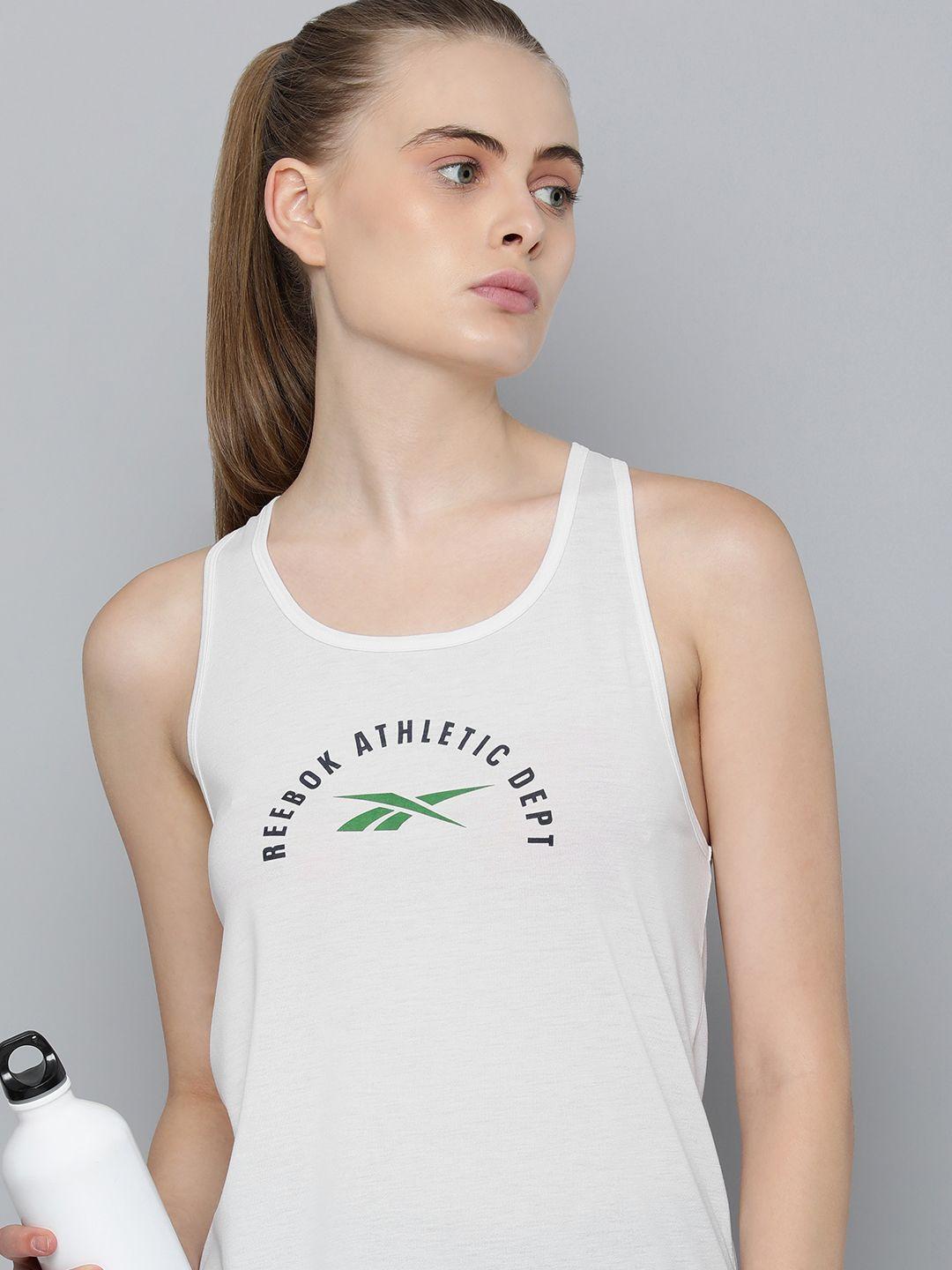 reebok printed tank top