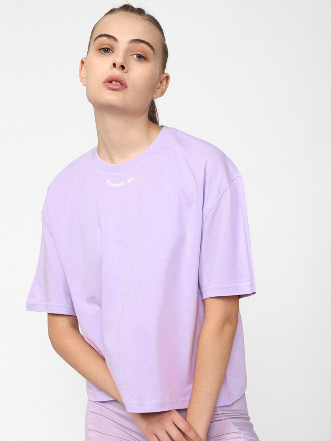 reebok pure cotton oversized t-shirt