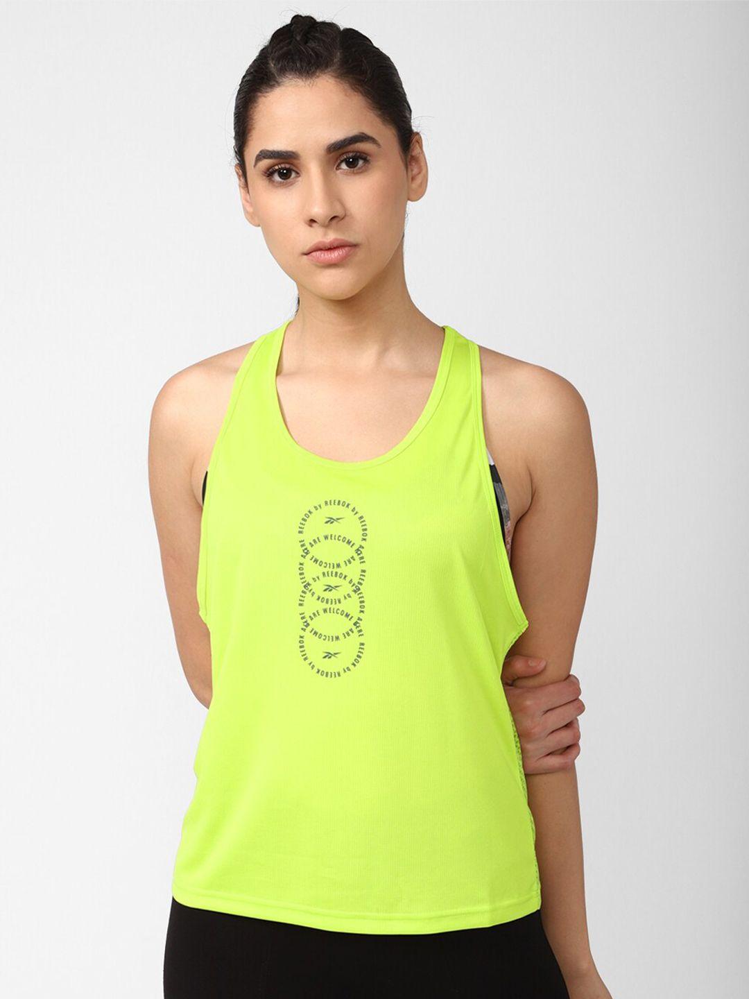 reebok running graphic tank top