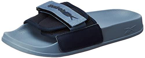 reebok unisex-adult adapt blue slate/vector navy slide sandal-5 uk (gb2125)