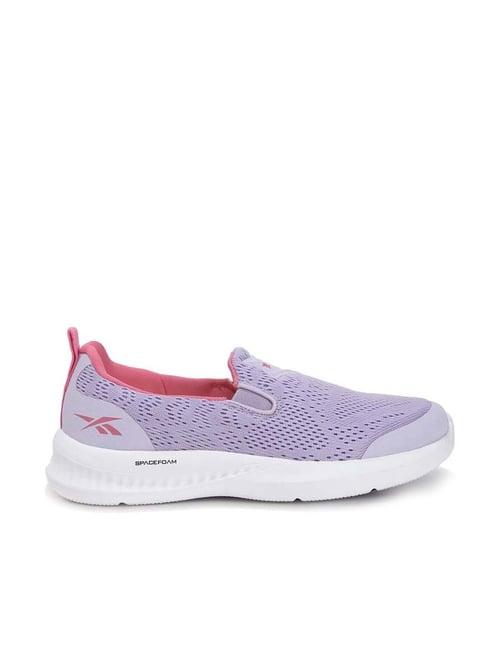 reebok women's captain comfort purple walking shoes