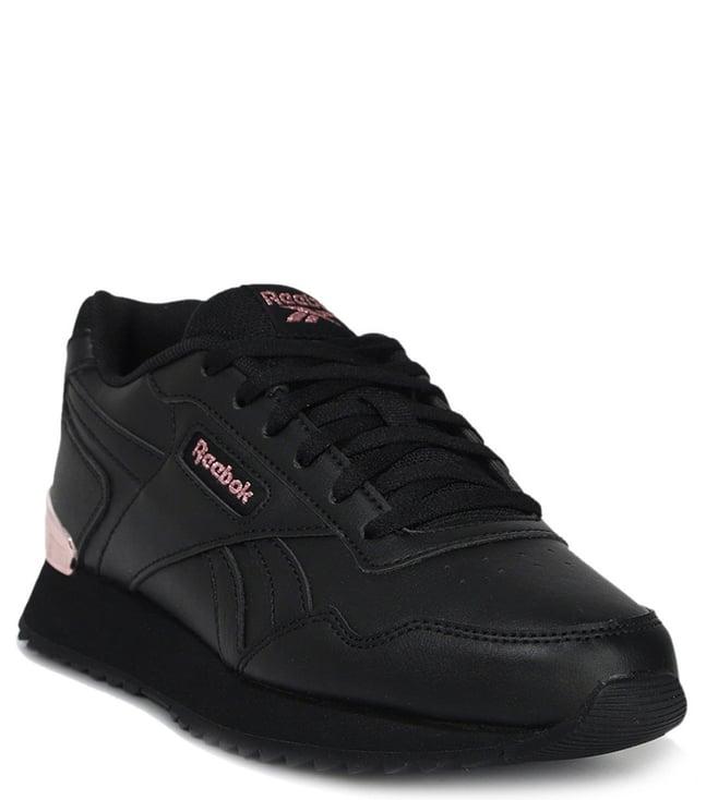 reebok women's glide ripple clip black sneakers