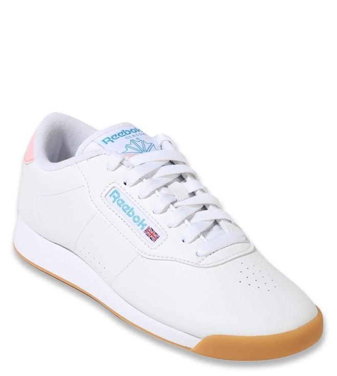 reebok women's princess white sneakers