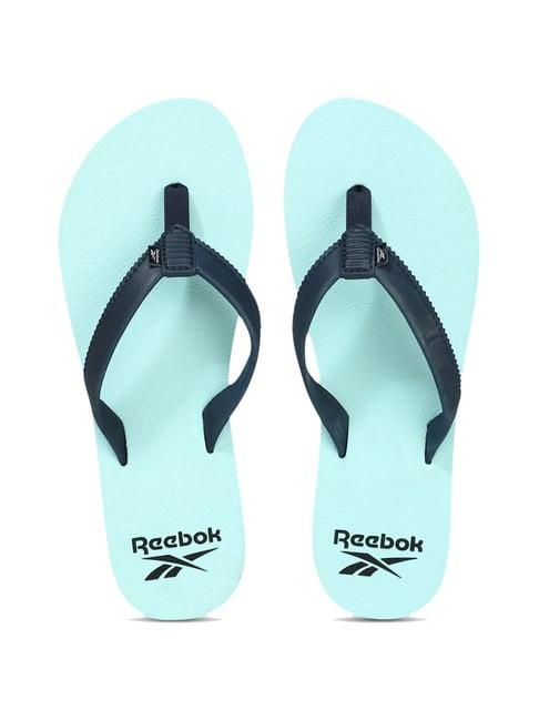 reebok women's sansa blue flip flops
