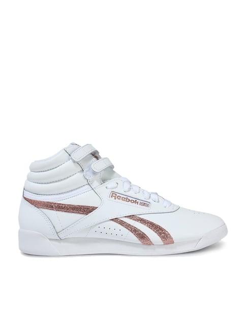 reebok women's worbk classics f s hi s white ankle high sneakers